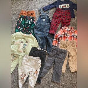 Toddler Boy 18 Month Lot Clothing 12 Pieces